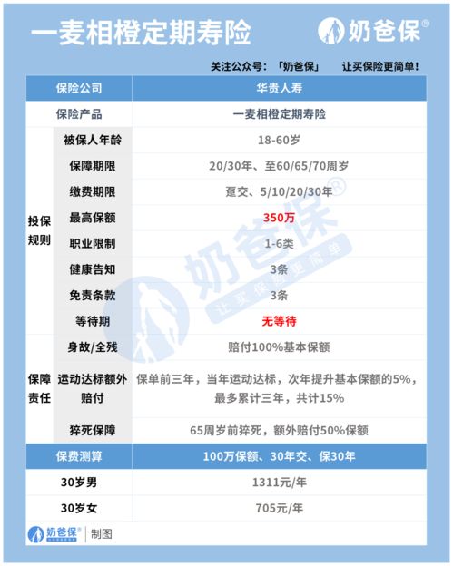 華貴一麥相橙定期壽險(xiǎn)（互聯(lián)網(wǎng)專屬）深度評(píng)測(cè) 保障、性價(jià)比與網(wǎng)絡(luò)信息安全視角下的思考